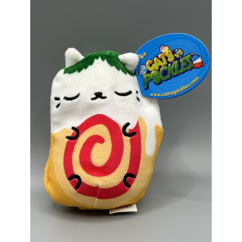 Cats vs‎ Pickles Gold WAVE Jelly Roll #321 Blind Bag Tag Attached Plush Beanie